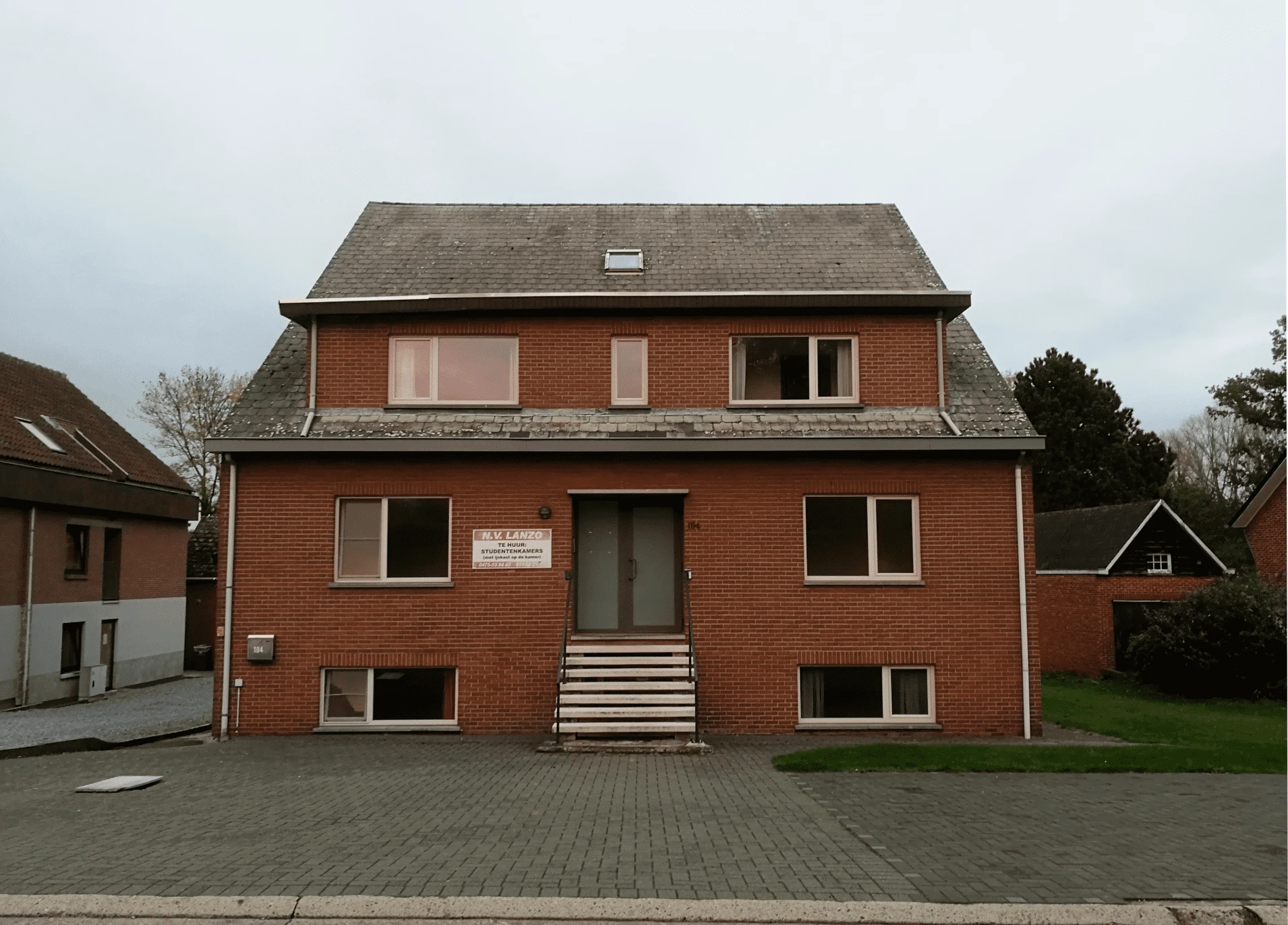 Studentenhuis Primus voorgevel voor verbouwing