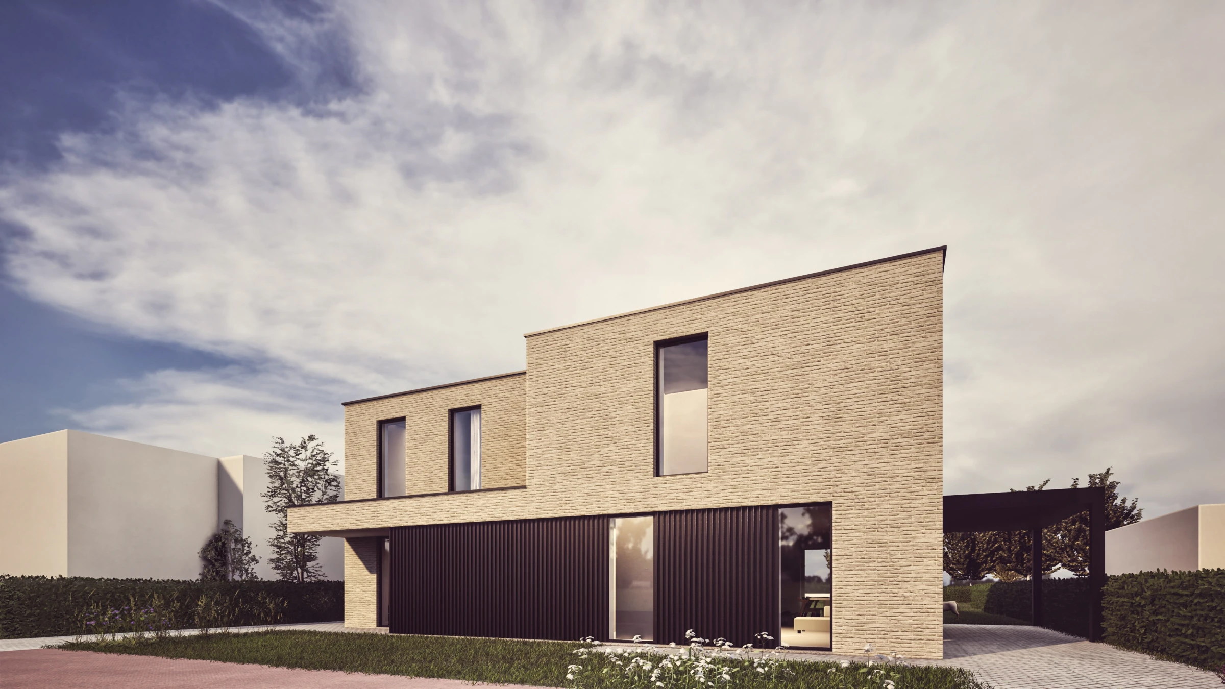 Moderne halfopen ééngezinswoning Munsterbilzen