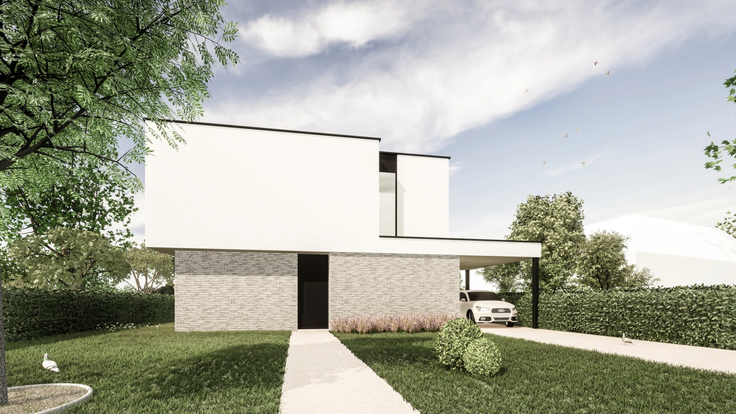 Moderne architectuur Diepenbeek