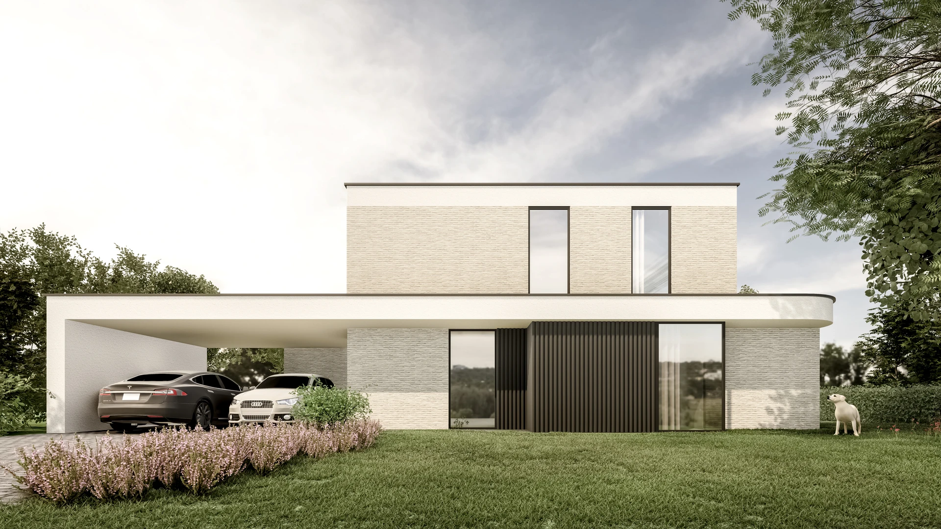 vooraanzicht woning L achel