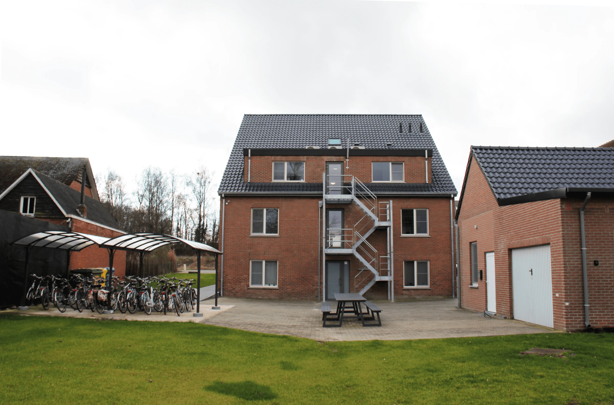 Studentenhuis Primus voor- en zijgevel na verbouwing