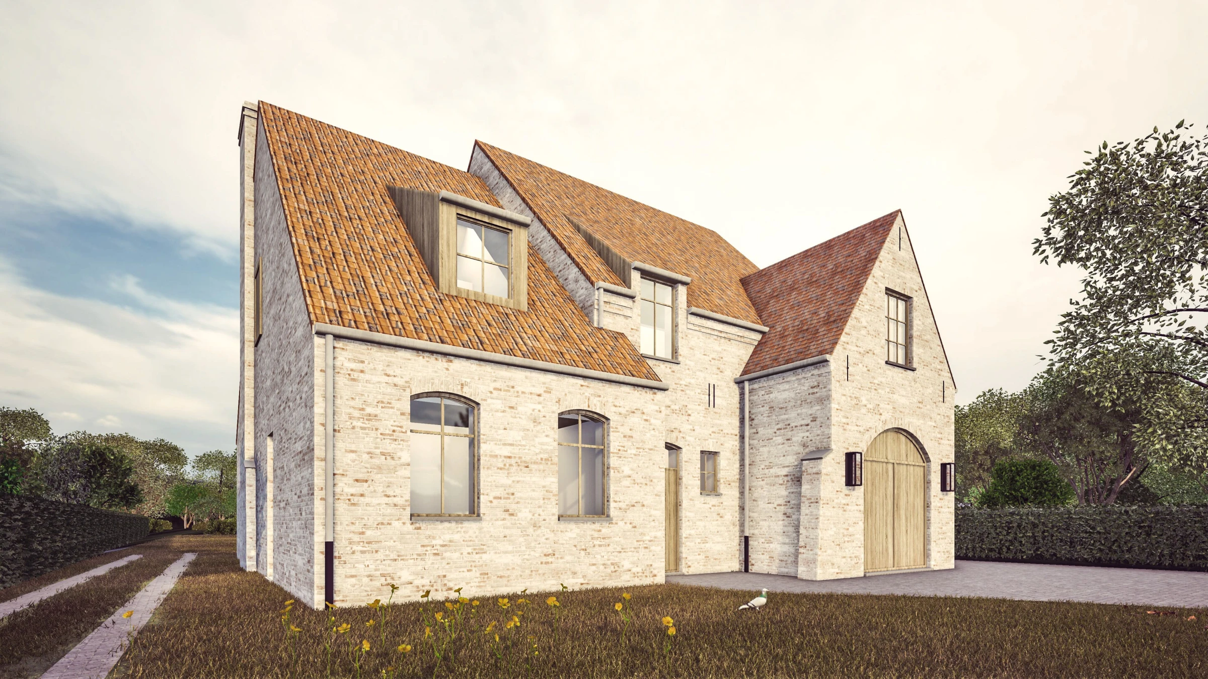 Architect Limburg, architect Kinrooi, landelijke architectuur, Brecht Bosmans, pastorijstijl, landelijk wonen, landelijke stijl